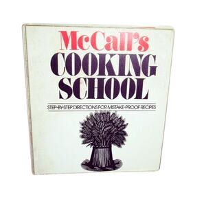 McCall's Cooking School Recipe Book Vintage 1986 Appetizers Desserts Breads